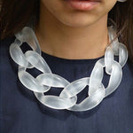 Designed Big Plastic Resin Chain necklace Colar Linked Choker and Necklaces, Bracelet, Diva Unique - Diva Unique